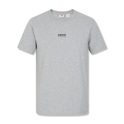 Levis Classic Logo Print Loose Vintage Round Neck Comfortable Short Sleeve T-Shirt Unisex Tops 000S5-0001