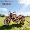 Wooden Motorcycle Toy Puzzle DO-IT-YOURSELF 3D Perfect Ideal for Learning Birthday Gifts Christmas Gifts Halloween Gifts