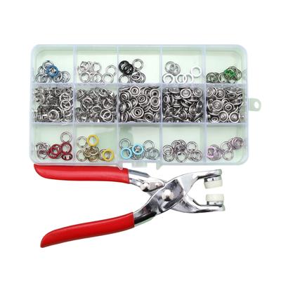 Five Buckle Tool Set, Metal Buttons With Fastener Pliers Tool Kit