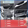 Car Steering Wheel Emblem Decal Car Interior Emblem 3D Sticker For Opel Astra H G J Insignia Mokka Zafira Corsa Vectra B C D