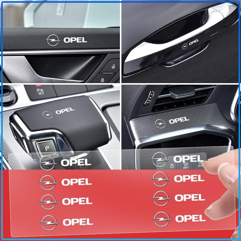 Car Steering Wheel Emblem Decal Car Interior Emblem 3D Sticker For Opel Astra H G J Insignia Mokka Zafira Corsa Vectra B C D