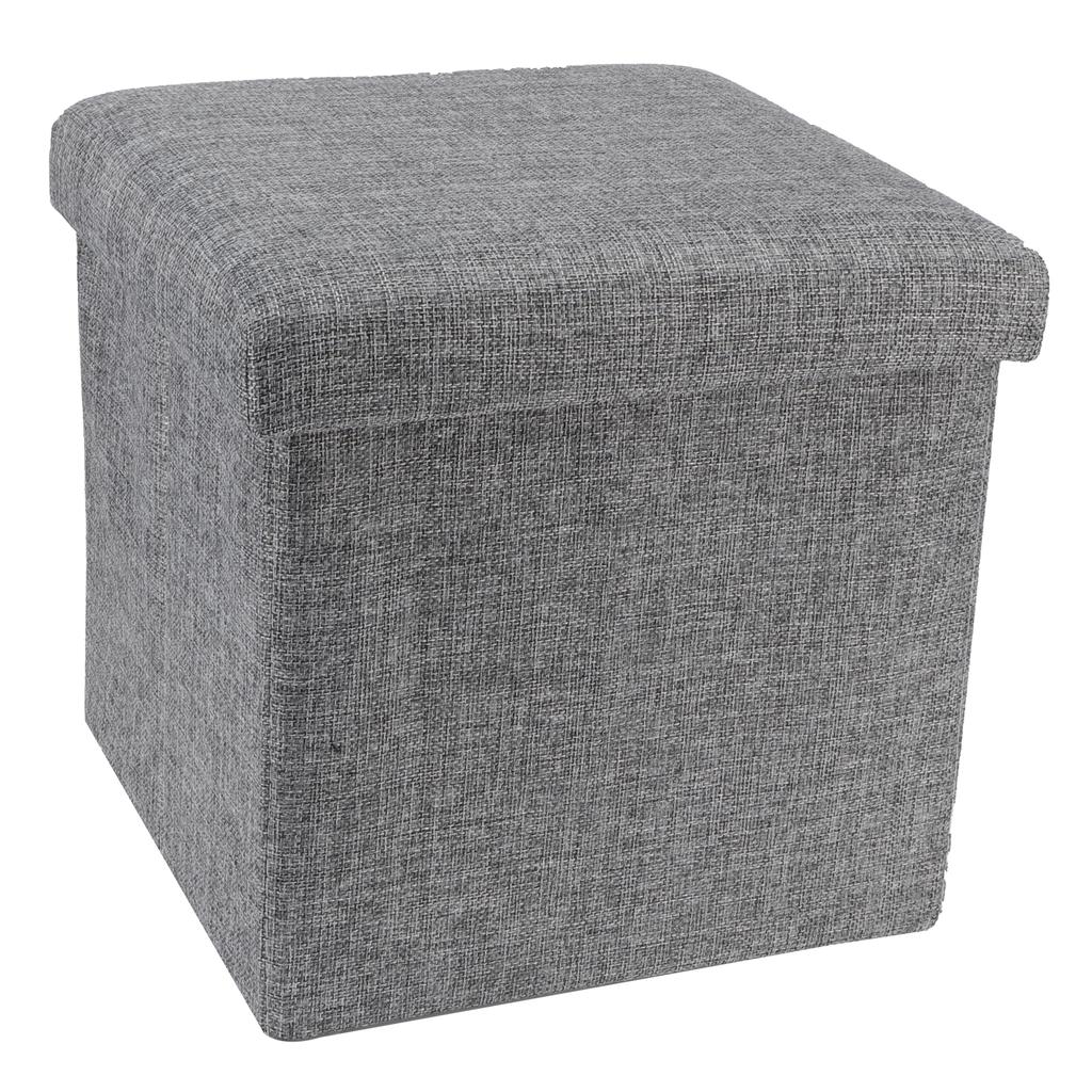 Foldable Storage Ottoman Multifunctional Storage Bench Footstool Seat with CoverBig