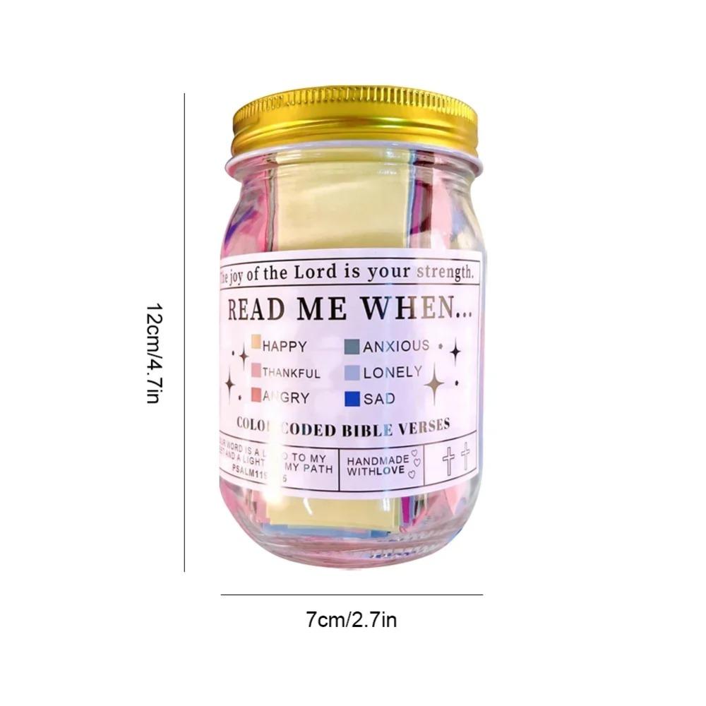 Emotions And Feelings Bible Verses Jar Color Coded Scripture Jar  Cheer Up Friends