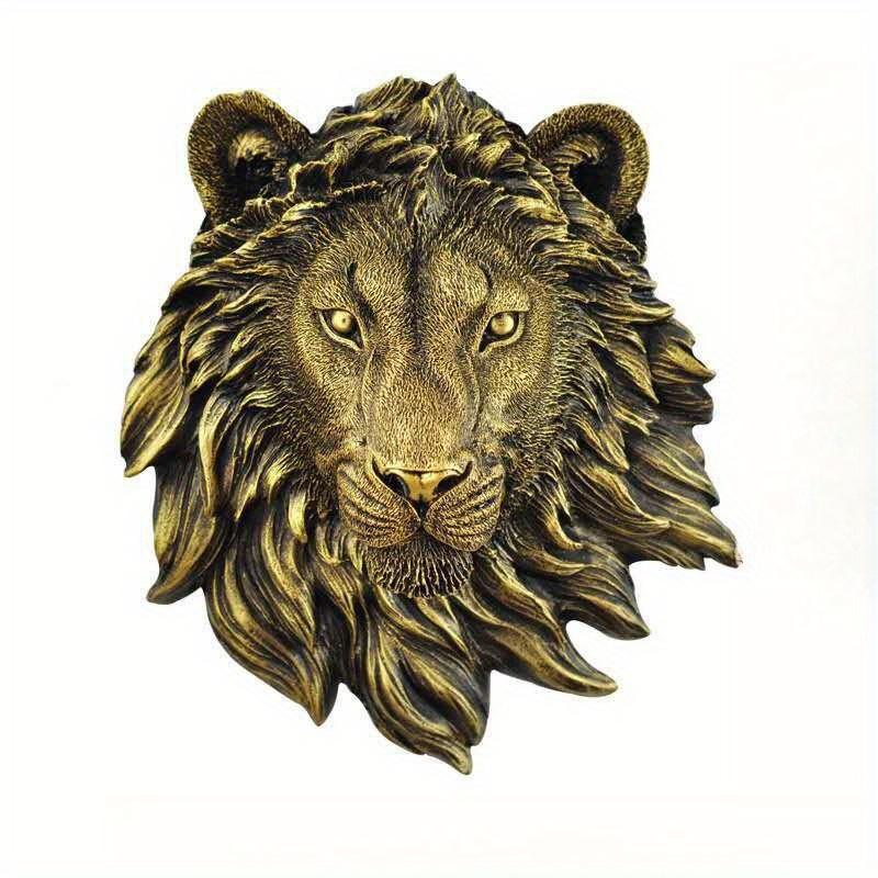 1 шт. Декор для стен в индустриальном стиле, имитация меди, из смолы, животное, для наружной фоновой стены, украшение для сада, патио