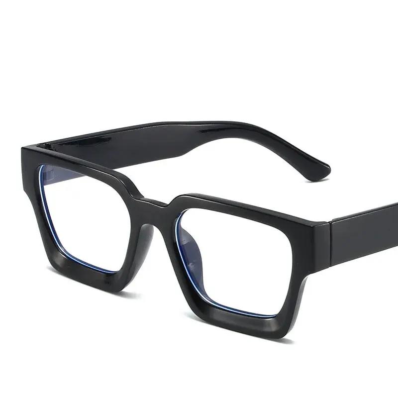 

New Transparent Computer Glasses Frame Women Men Anti Blue Light Square Eyewear Blocking Glasses Optical Spectacle Eyeglass