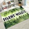 Klassisches Silent Hill Horror Game Filmkunst Teppich für Schlafzimmer Wohnzimmer Sofa Heim Fußmatte Dekor,Große Kinder Spiel Rutschfeste Bodenmatte