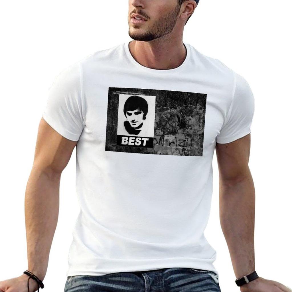 George Best Mono Tshirt Boys Animal Print Plus Sizes Unisexs Shirts Graphic Tee