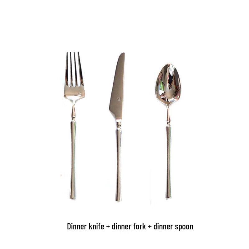 Qiwei Small Waist French 304 Stainless Steel Cutlery Set