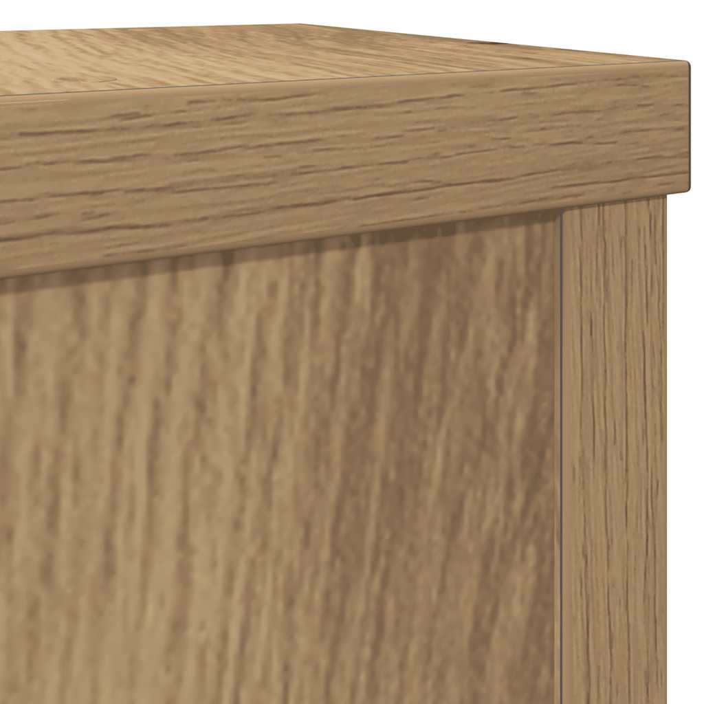 Plant Stand 2 pcs Artisan Oak 10 x 10 x 18 cm engineered wood