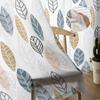 Leaves Modern Curtain For Living Room Transparent Tulle Curtains Window Sheer For The Bedroom Accessories Decor