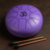 Steel Tongue Drum Violet Om 22x16cm Meditation