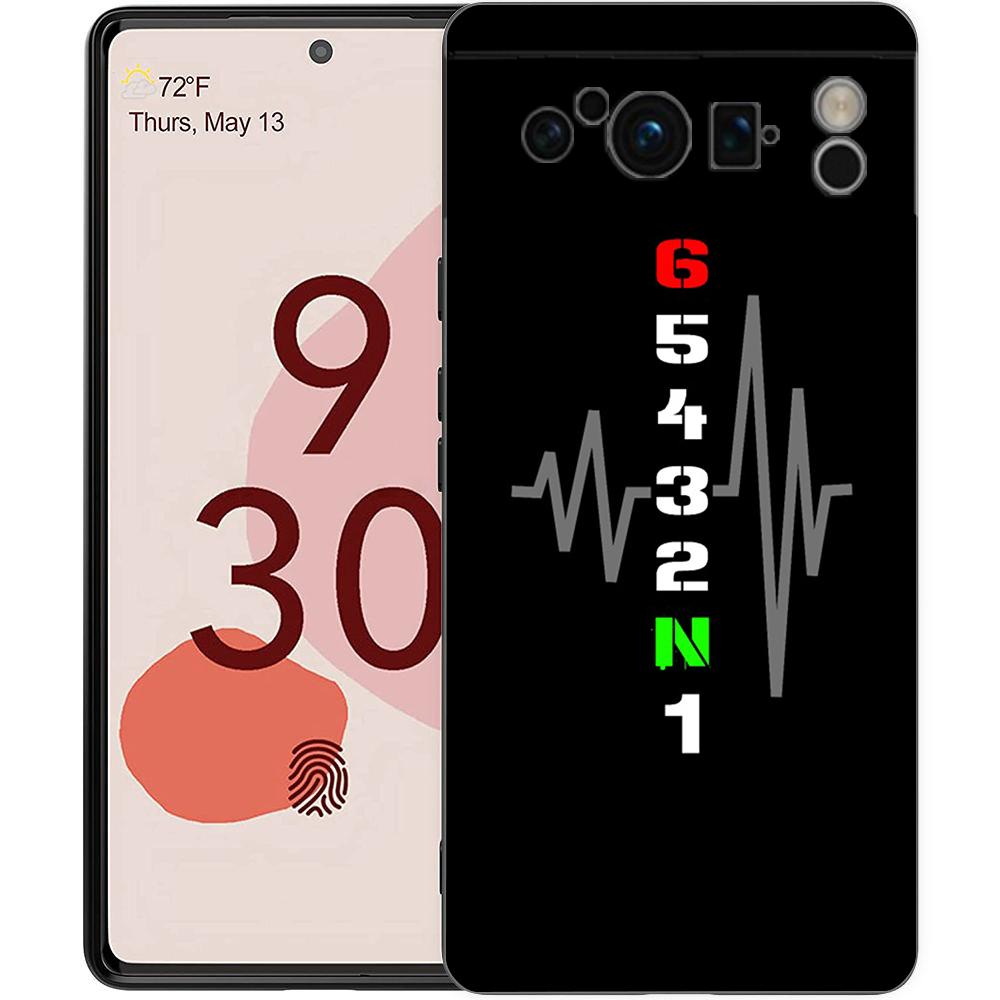 

1N23456 Motorcycle Phone Case Cover for Google Pixel 8 7 6 7A 6A Pro 5G Shockproof Silicone Soft 8 Pro 5G Shell Capas Fundas Bag Pixel 8 5g