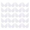 30Pcs Glitter Angel Wing Craft Supplies Textured Angle Wings For Diy Cake Topper Cupcake Decoration Sewing Patch Jewelry