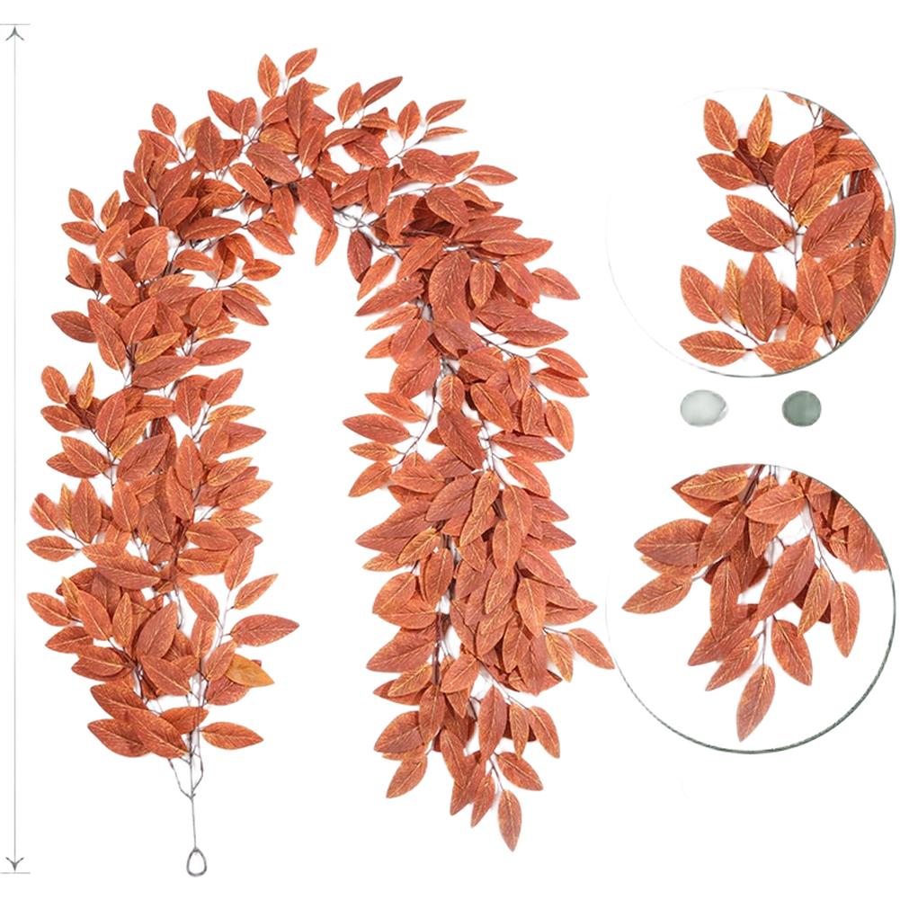 

Fake Greenery Eucalyptus Vine Home Decor Wedding Decoration UV Fade Resistant Lifelike Leaves Long-lasting Plastic