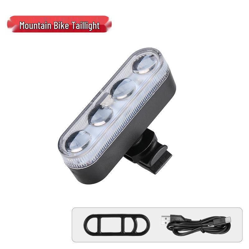 Luce posteriore per bicicletta ricaricabile USB 2025: Avviso di Sicurezza COB ad Alta Luminosità per Ciclismo all'Aperto