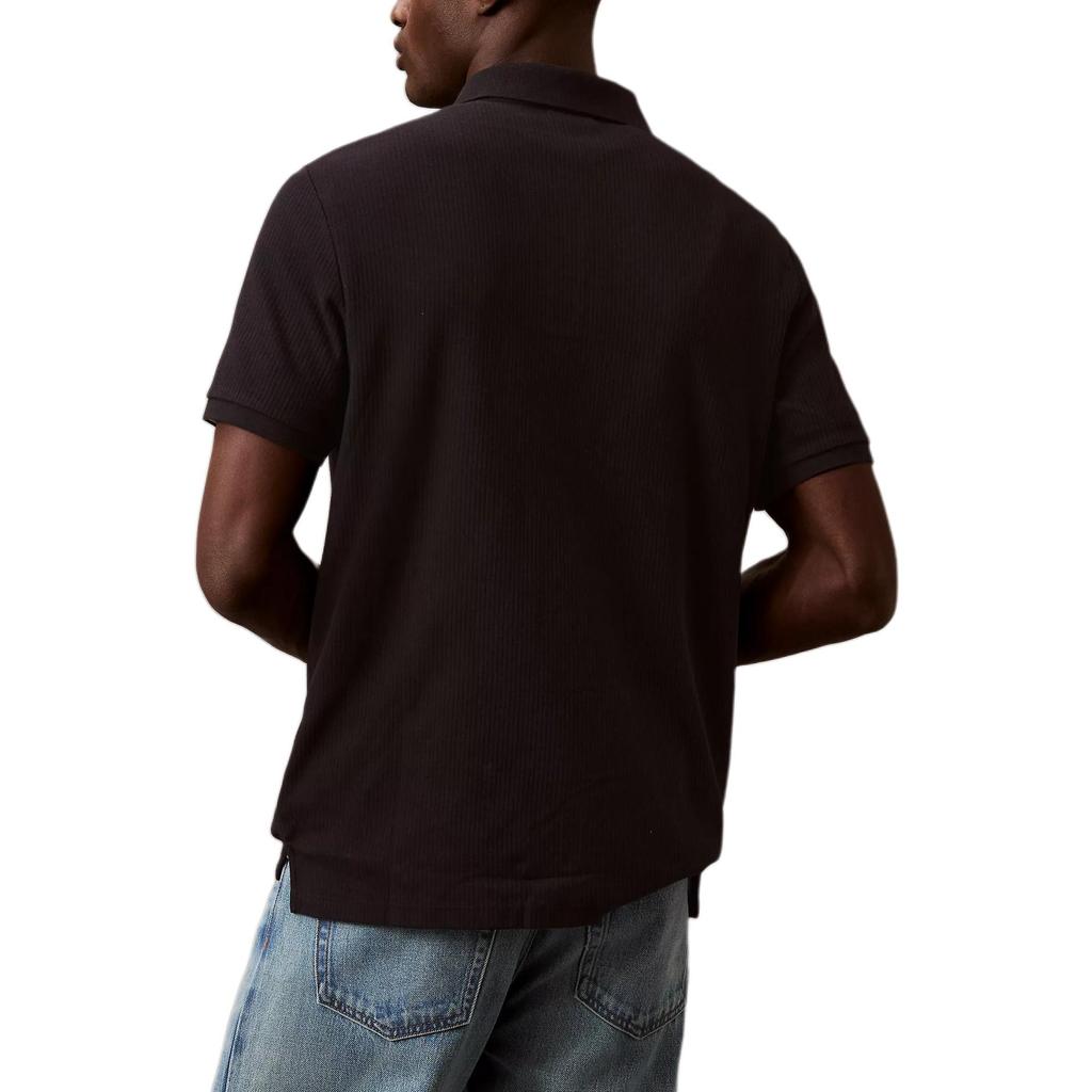 CALVIN KLEIN Polo Shirt Men's Black 40QM277-001
