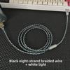 Benutzerdefiniertes DIY Handgefertigtes USB-C Weißlicht Magnetisches Mechanisches Tastatur Ladekabel für 8K Gaming