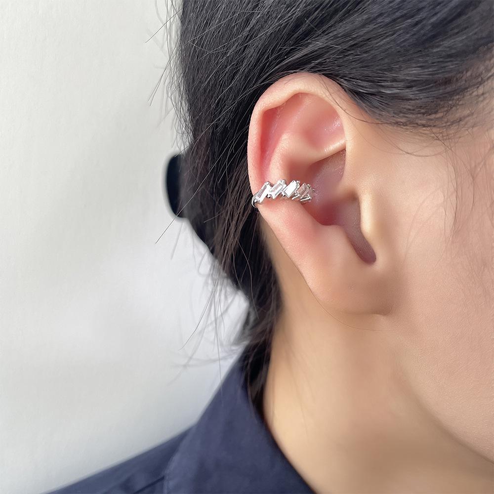 Sternenhimmel Perlenquaste Ohrhaken mit Zirkonia – Kein Piercing erforderlich