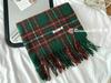 Scarf winter women's high-end sense new plaid Korean version couple shawl red cold-proof versatile thickened scarf