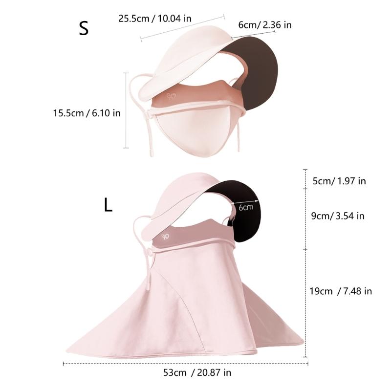 Unisex Mask Sun Protection Face Scarf For Women Ideal For Summer Outdoor Activities Neck Coverage