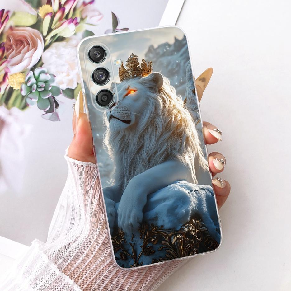 Etui do Samsung Galaxy M55 SM-M556B Nowe Kwiaty Motyl Malowane Pokrowiec Miękki Silikonowy Etui Do Samsung M55 M 15 Galaxy M15 Torby