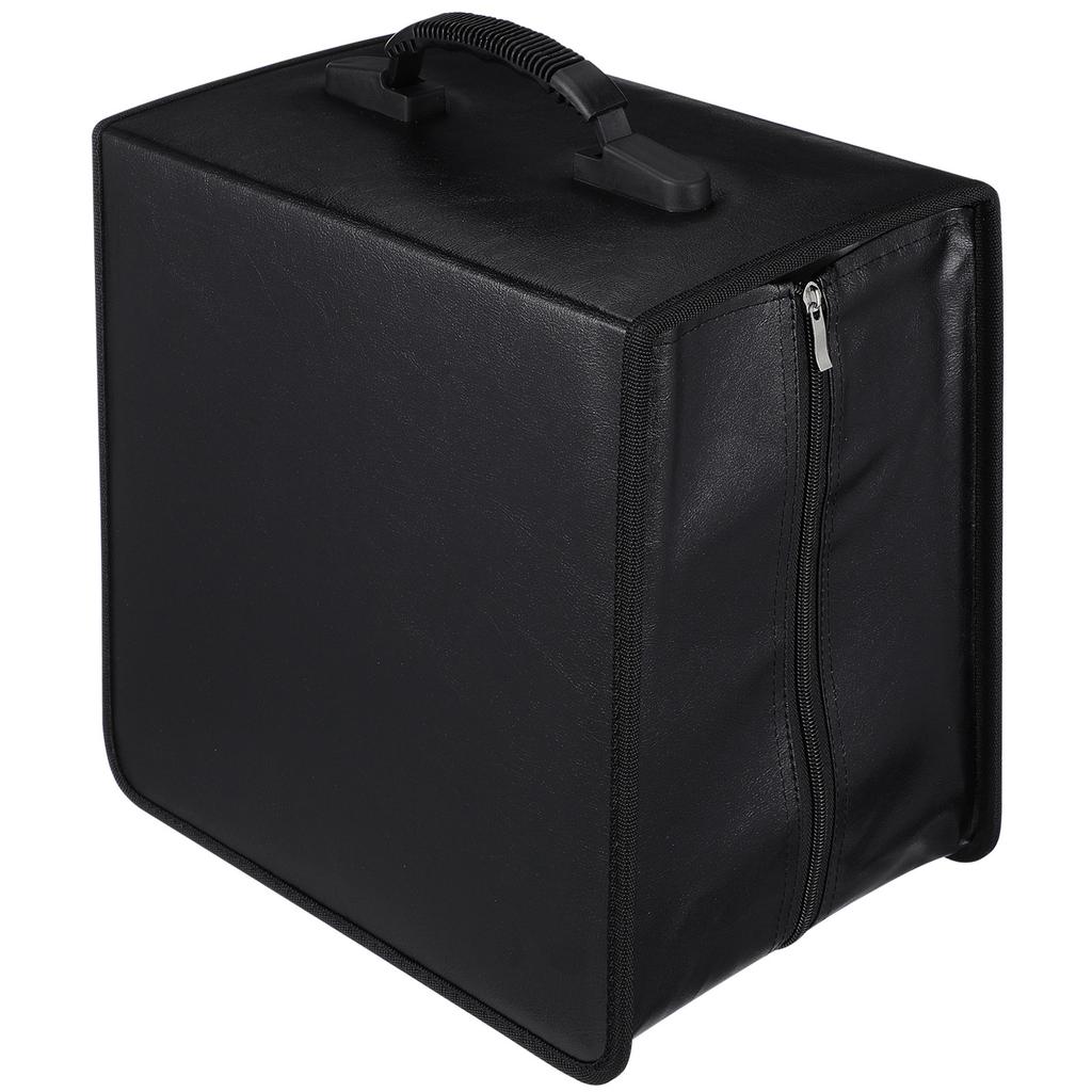 360 Discs Cd Dvd Wallet Storage Holder Organizer Album Black Portable Large Capacity Separate Design