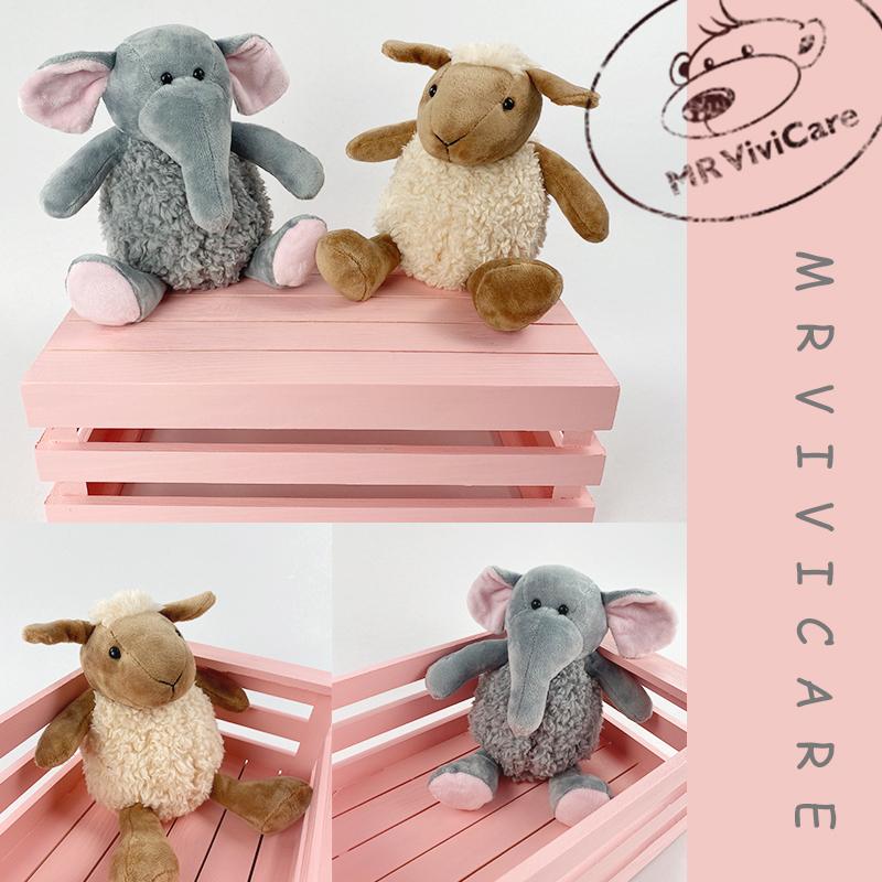 20cm Cute Alpaca Plush Doll Soft Cotton Stuffed Animal Toy For Kids Sleeping Partner Birthday Gift