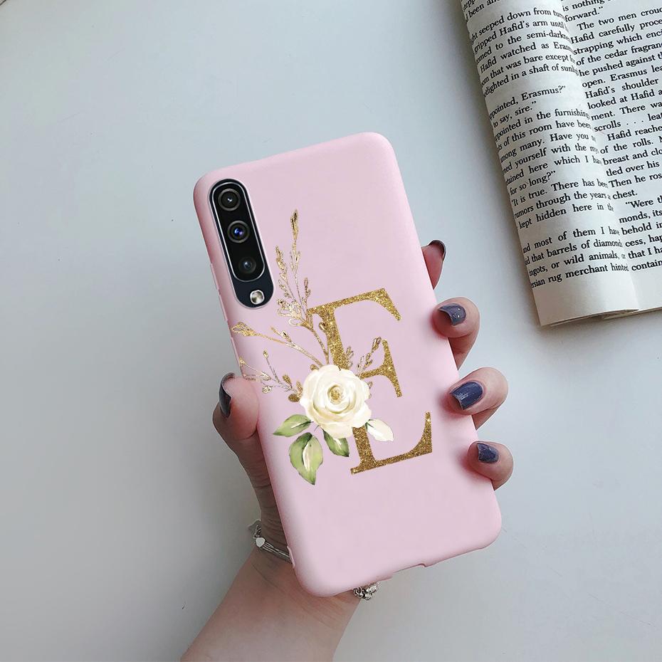 Case For Samsung Galaxy A50 A30 Case Silicone Cute Letters Soft Back Cover For Samsung Galaxy A30S A 30 50 A50S Case 2019 bumper