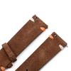 Calfskin Soft Suede Strap Watch Band 18mm 20mm 22mm Handmade Stitching Cowhide Strap for Omega for Seiko Smartwatch Wristband
