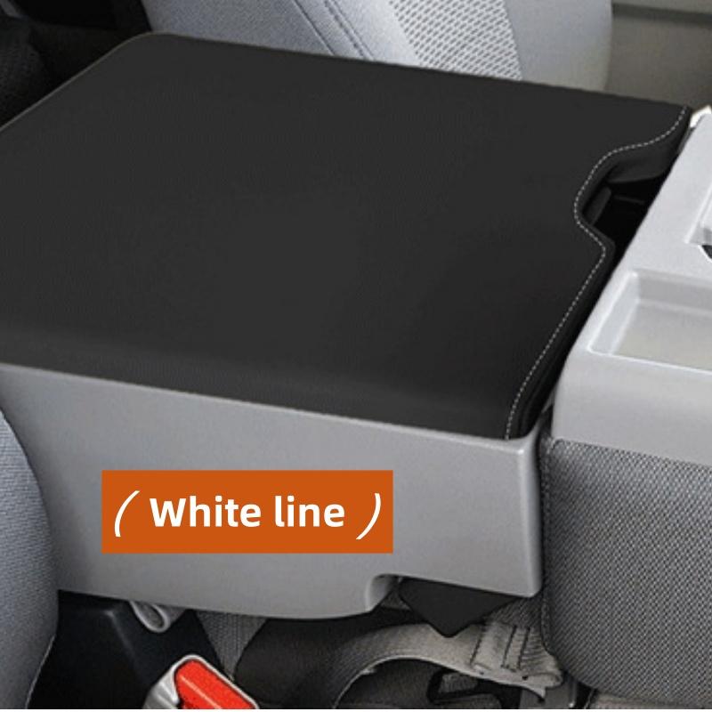 Gloves Car Black Microfiber Leather Armrest Cover Supple For Ford F-150 F-250 Door Armrest Panel Cover Trim Auto Interior