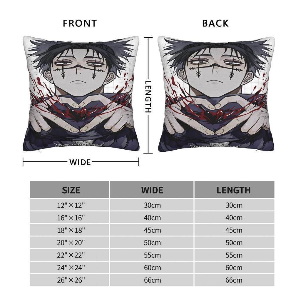choso jujutsu kaisen Pillow Cover Cute Funny Pillow Case For Sofa Home Decor Design Cushion Cover Gift