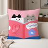 Cartoon Cat Oorosi Pillow Case Suitable For Bedrooms Living Rooms Cars Home Decoration