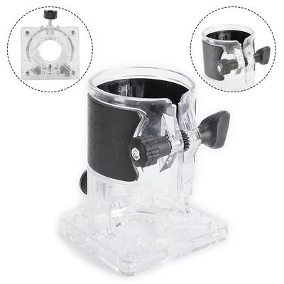 1pcs Base Of Trimming Machine Base Plunge Router Base Transparent Woodworking Machine Shield Machine Power Tool Accessories