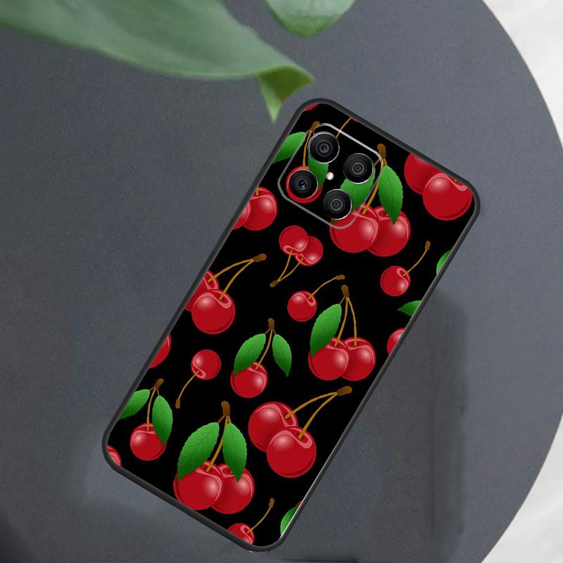 Food Fruit Red Cherry For Honor Magic 7 Lite 6 8 Case For Honor 200 400 Pro 90 70 50 X8c X8b X9a X9b X9c X9d Win RT