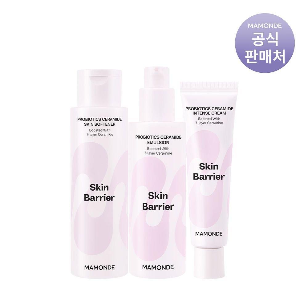 [Exclusive] Probiotics Ceramide 3-Piece Set (Skin + Emulsion + Intense Cream)