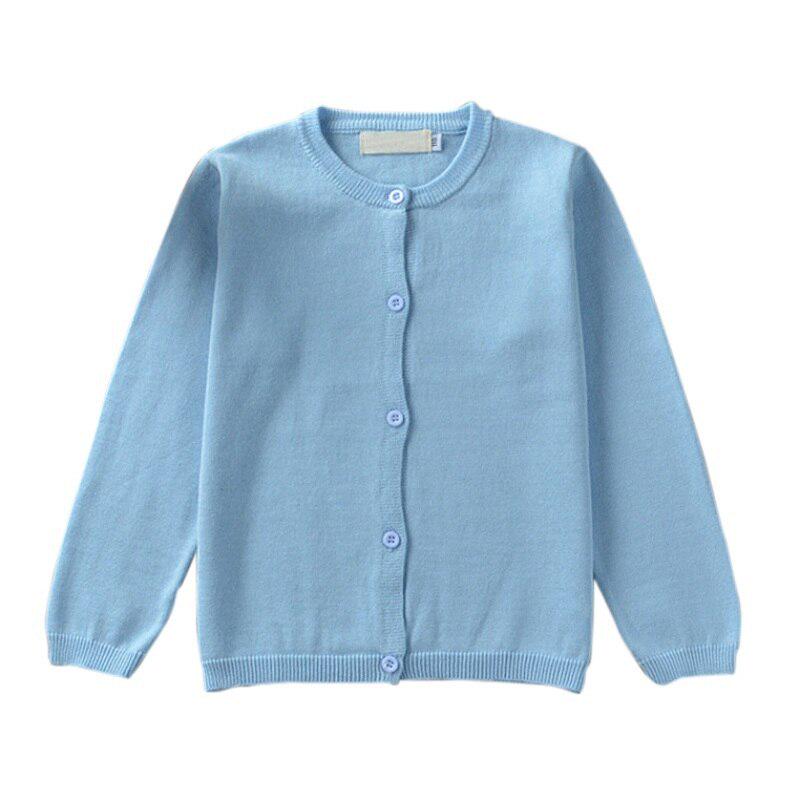 Candy Colors  Autumn Winter Baby Girls Boys Knitted Cardigan Sweater Kids Cotton Baby Children Clothing Outerwear