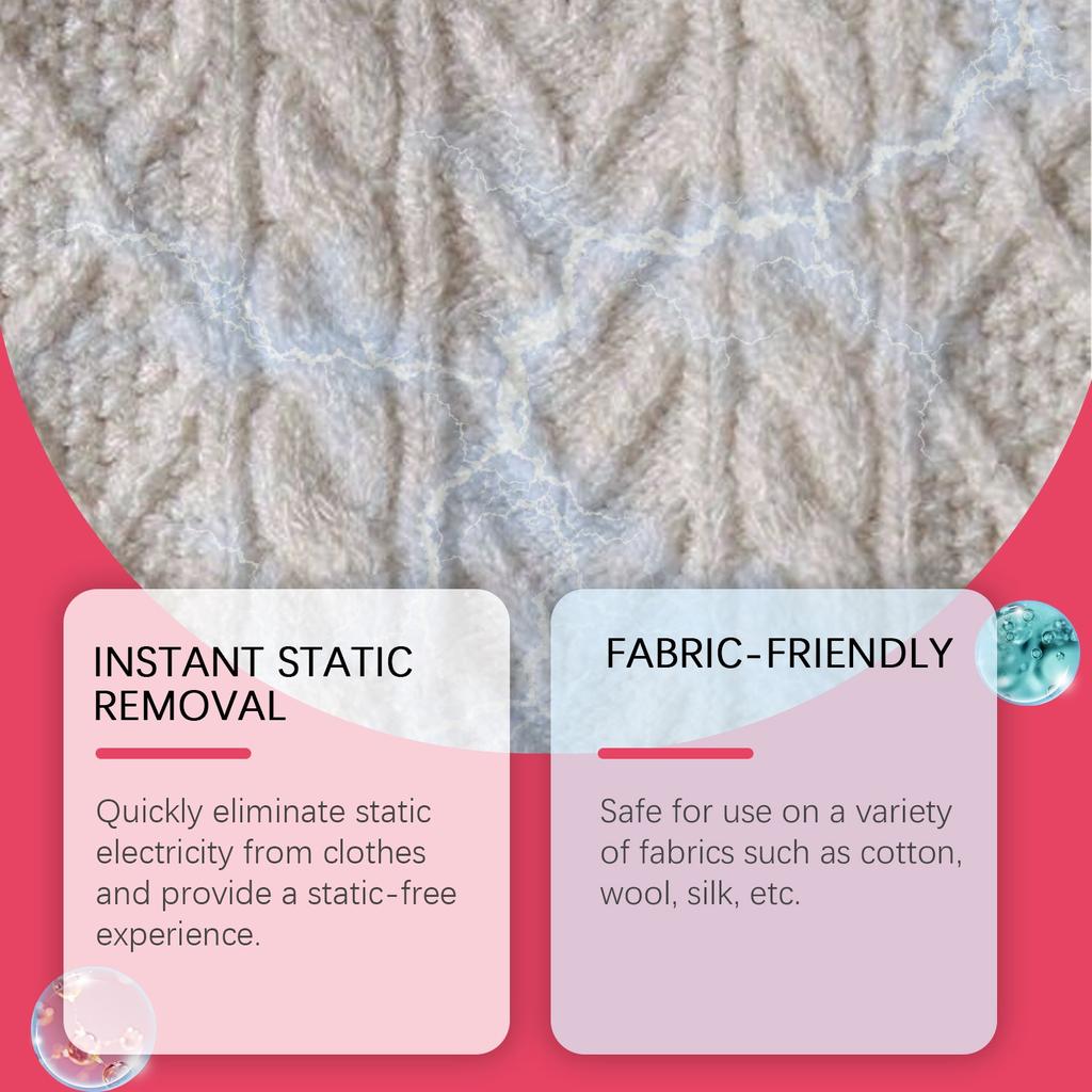 -static Spray For Clothing, Soft And Comfortable, Wrinkles Clothing, Smooth And Static-free Clothing Spray 100ml