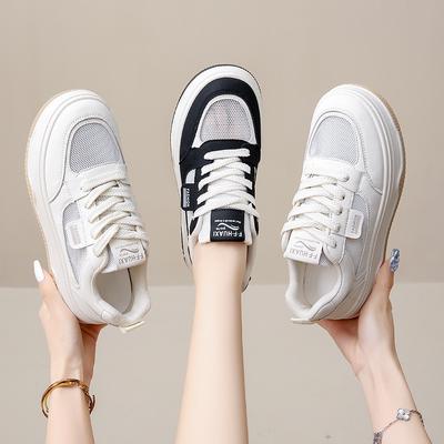 Platform White Shoes Women's Spring New Muffin Platform Women's Shoes Versatile Sports and Leisure Board Shoes Single Shoes
