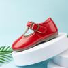 Girls' Comfortable Leather Princess School Shoes - Non-slip Sole