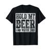 Cute Drinking Hold My Beer And Watch This T Shirt Vintage Slightly Comfortable Breathable Streetwear Fashion Soft