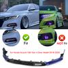YOFER Para Honda Accord 2018-2020 10ª Geração Cobertura do Divisor de Ar Lateral Inferior Protetor Canard e Lábio Spoiler do Para-choque Dianteiro do Carro