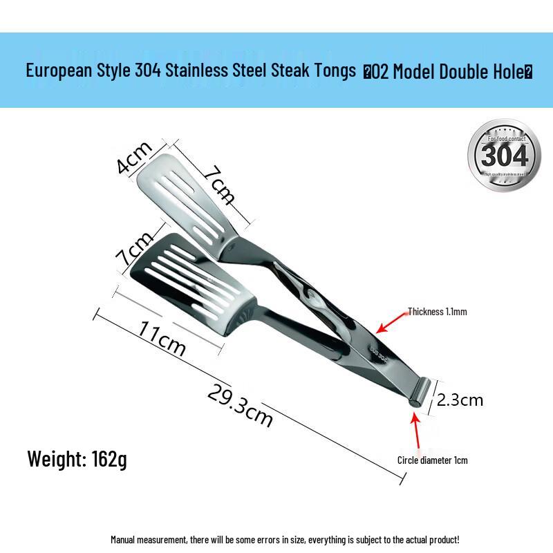 Abdo 304 Stainless Steel Multi-functional Frying Spatula Clip