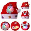 Light Kids Led  Adult Christmas Hat Santa Claus Snowman Reindeer Cap Xmas Gifts