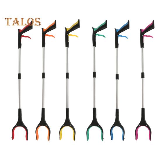 Katlanabilir Reacher Grabber Alüminyum Alaşımlı Uzun Kollu Çöp Klipsi Çöp Toplama Aleti Kauçuk Tutma Saplı