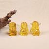 1Pcs Yellow Feng Shui Five Fu God Of Wealth Chinese Gold Coins Home Office Decoration Desktop Jewelry Auspicious Gifts