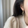 Heart Dangle Earrings Jewelry for Women with Hypoallergenic & Style Pendant Hoop Earrings Gifts Double Sided Black White