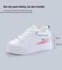 1720 Women's Thick-Soled White Sneakers: Breathable, Height-Enhancing, Versatile Shoes for Spring, Summer, and Autumn 2021