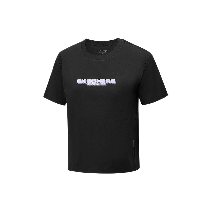 Женская дышащая футболка-пуловер с коротким рукавом Skechers tops P226W018-0018 M