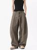 Trendy Unisex Curved Blade Work Pants - High Street Cool Wide-Leg Casual Spring/Autumn Wear
