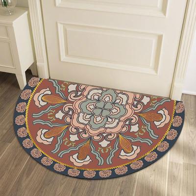 Semplice stile nordico semicircolare tappetino da bagno antiscivolo tappeto da camera da letto di alta qualità tappetino assorbente decorazione della casa zerbini d'ingresso